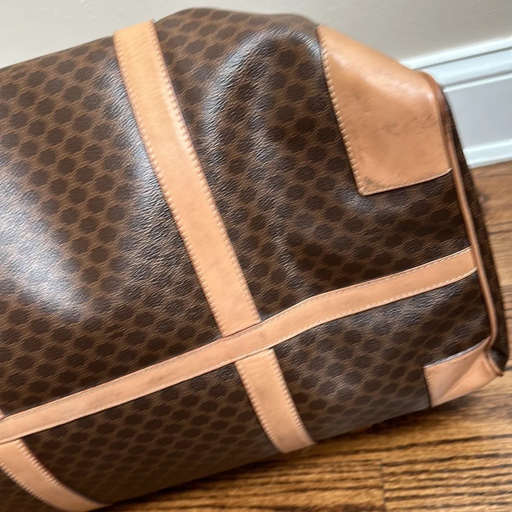 ❌SOLD❌ Celine Travel Tote Duffle Bag with Lock/Key Weekender - Picture 11 of 15